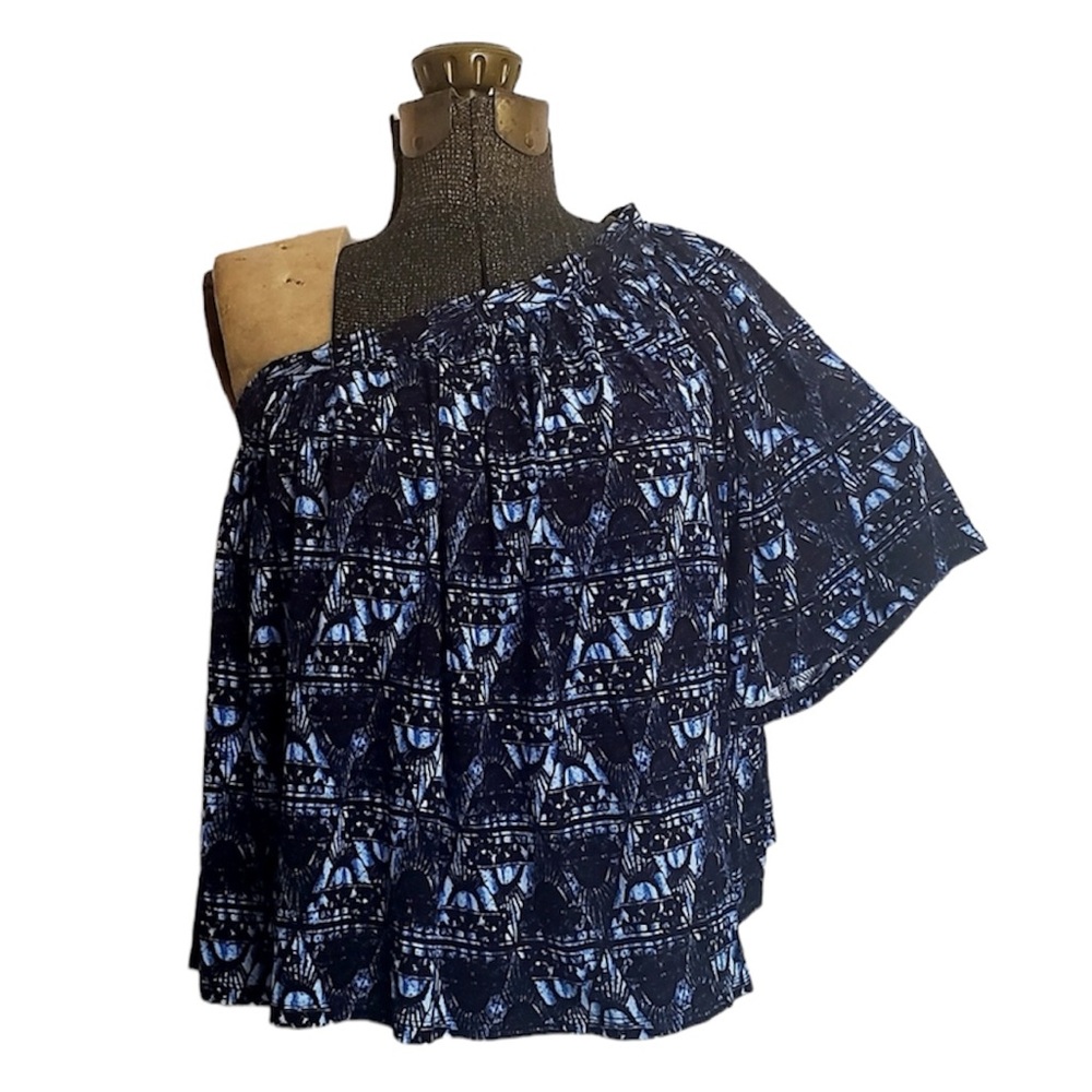 Free People NEW One Shoulder Flowy Crop Top